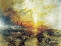 Turner, Joseph Mallord William - Slavers Throwing Overboard the Dead and Dying,Typhoon Coming On